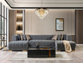 Ariana Grey Double-Chaise Sectional