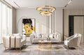 Santana Ivory Sofa & Loveseat